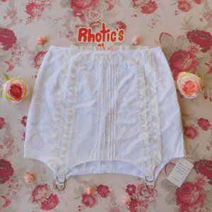 NWT Davenport Ruffle Mini Skirt